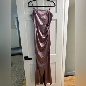 Elegant Satin Evening Dress